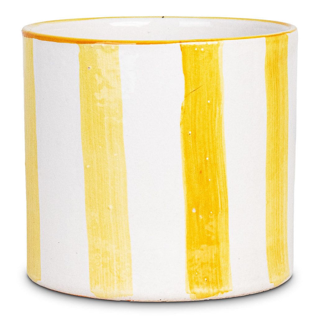 Paros Striped Pot